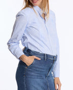 Camicia da notte premaman e per l'allattamento Camille - Blu