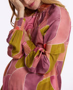 Camicia premaman e per l'allattamento Gaby - Rosa