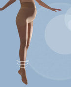 Collant de grossesse fin activ’light nude, cache cœur