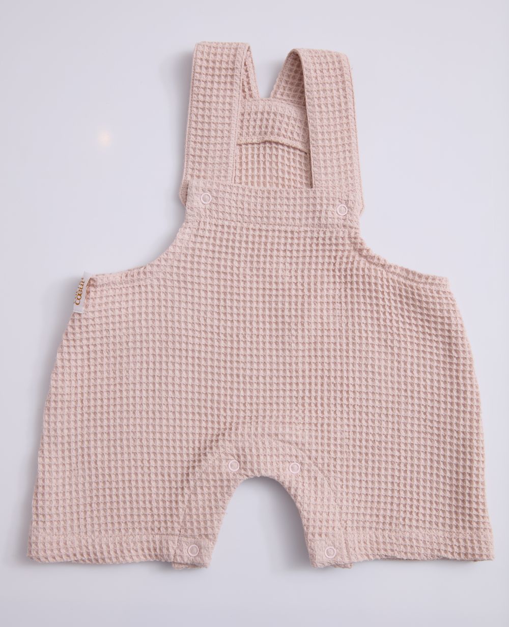 Combinaison bébé nid d'abeille Mini Maya - Beige