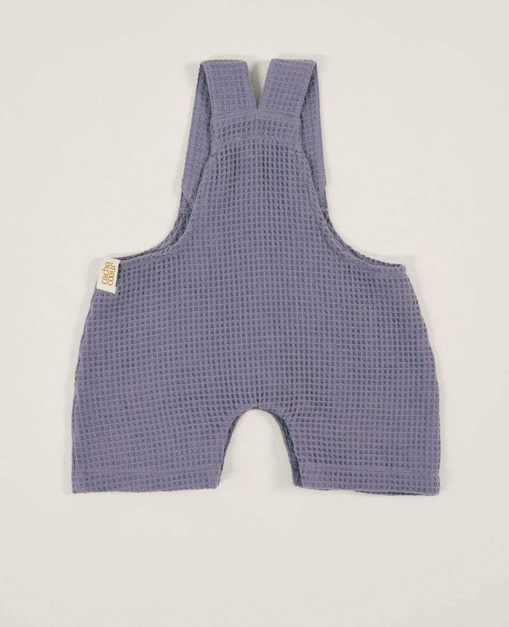 Combinaison bébé nid d'abeille Mini Maya - Bleu