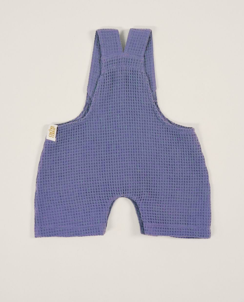 Combinaison bébé nid d'abeille Mini Maya - Bleu