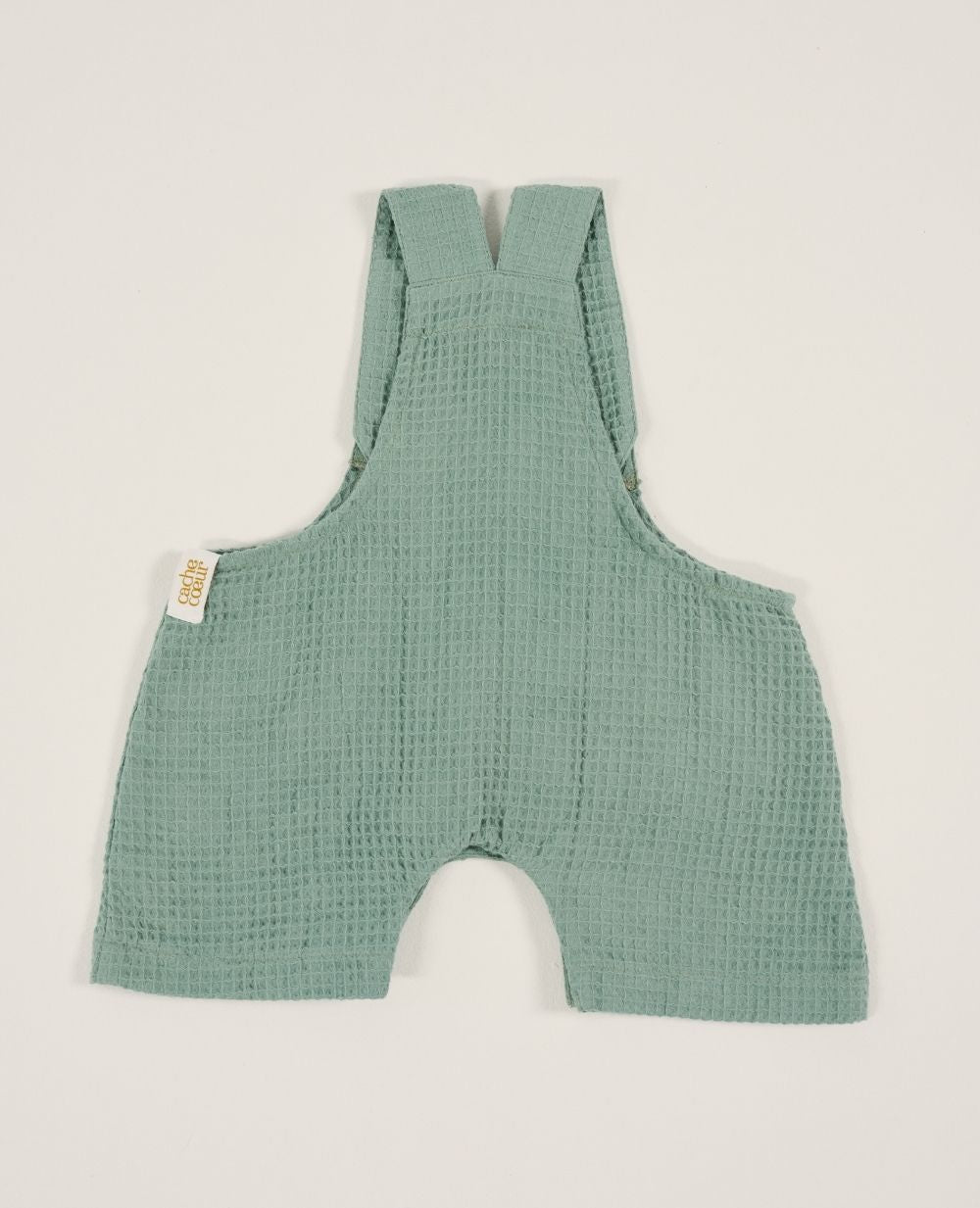 Combinaison bébé nid d'abeille Mini Maya - Vert