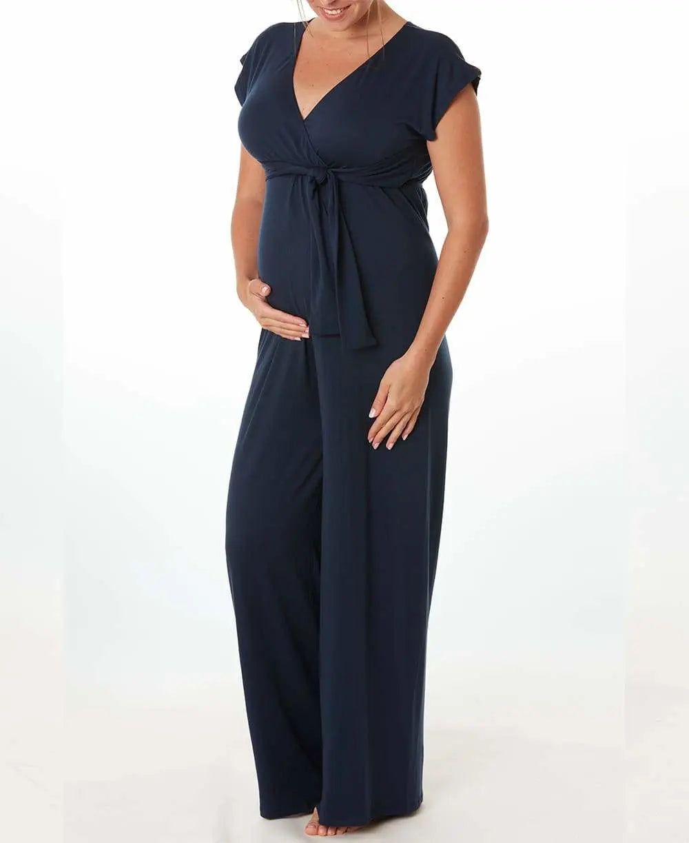 Combinaison de grossesse et d’allaitement origin indigo,