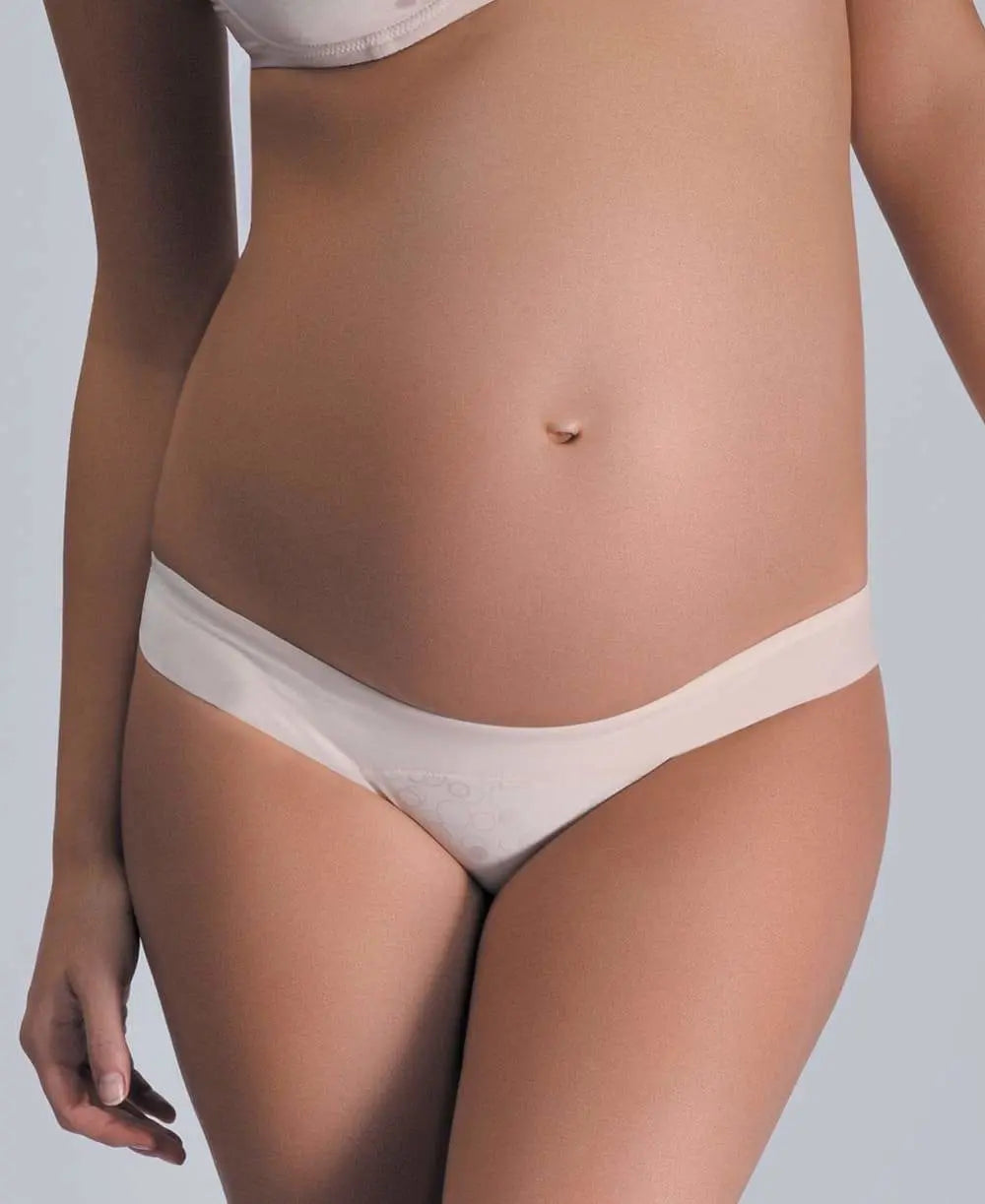 Culotte de grossesse gloss blush, cache cœur