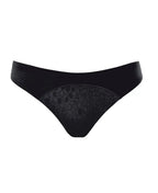 Culotte de grossesse gloss noir, cache cœur