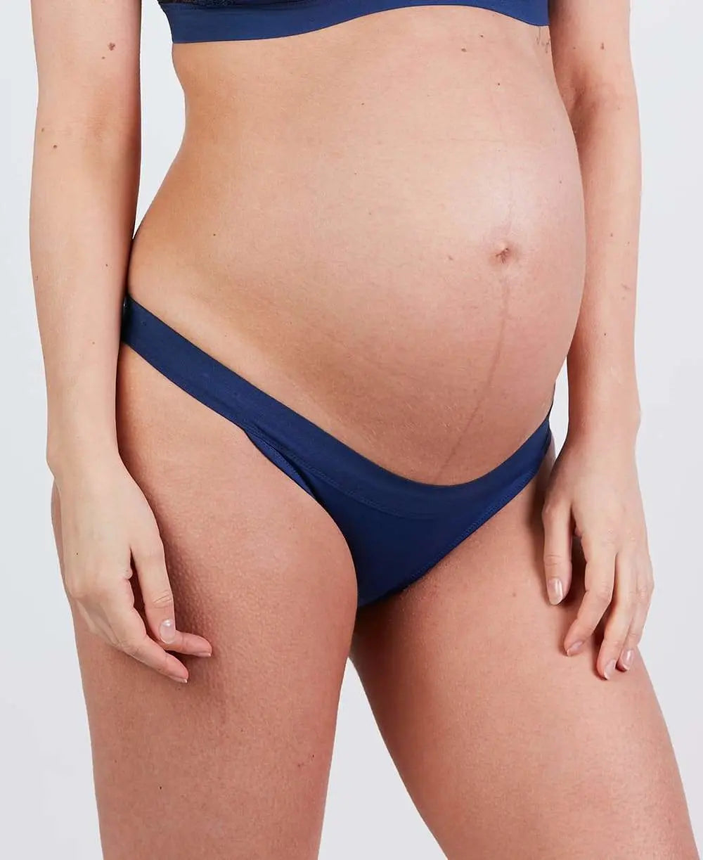 Culotte de grossesse serena marine, cache cœur