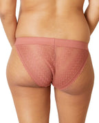 Culotte de grossesse serena terracotta, cache cœur