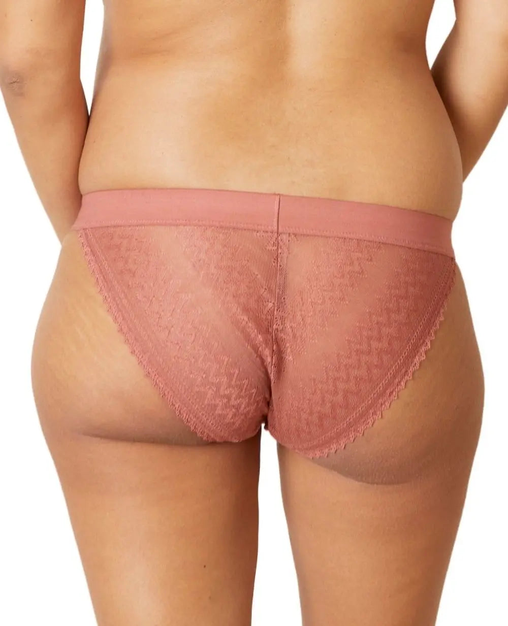 Culotte de grossesse serena terracotta, cache cœur