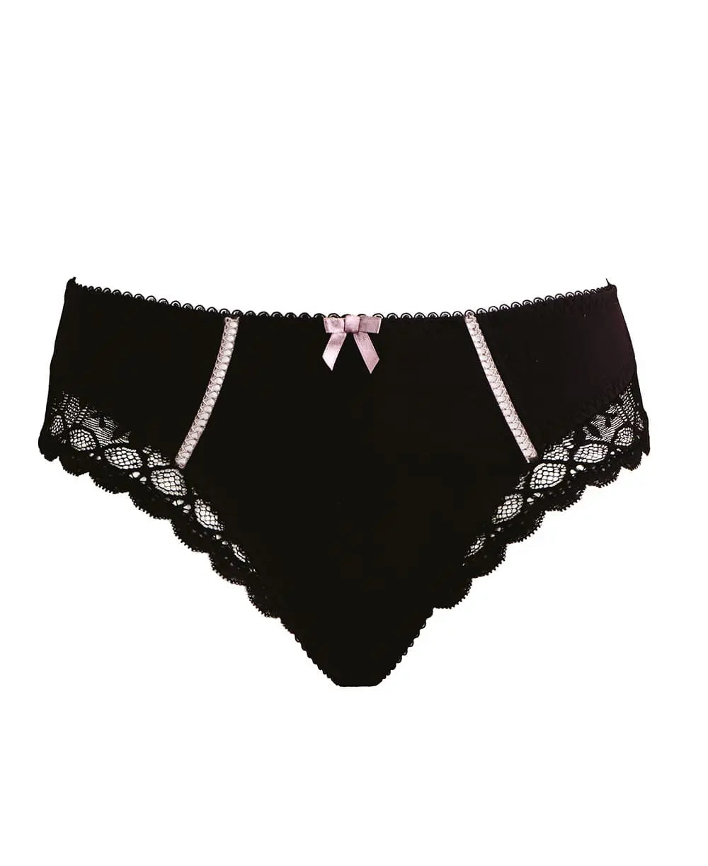 Culotte de maternité lisa noire, cache cœur #couleur_noir