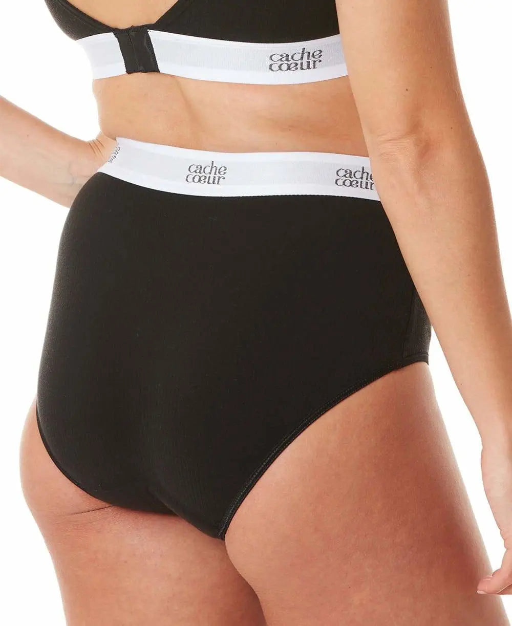 Culotte menstruelle ultra absorbante bodyguard noir, curve
