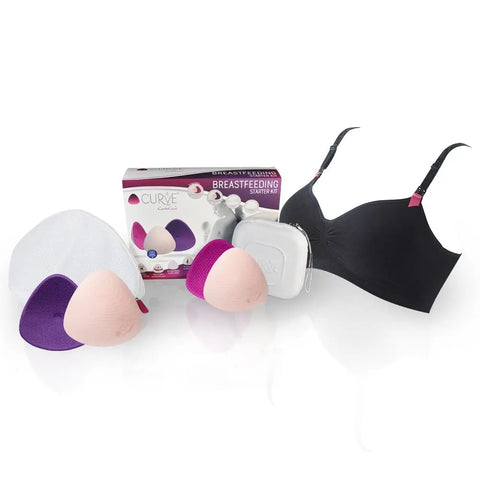 Curve Breastfeeding Starter Kit | Black Bra