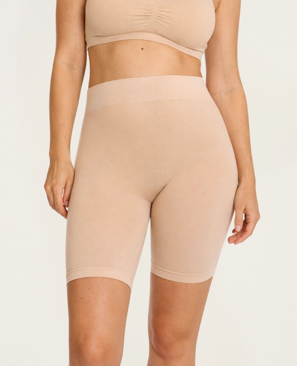 Cycliste de grossesse sans couture Essentiel - Beige
