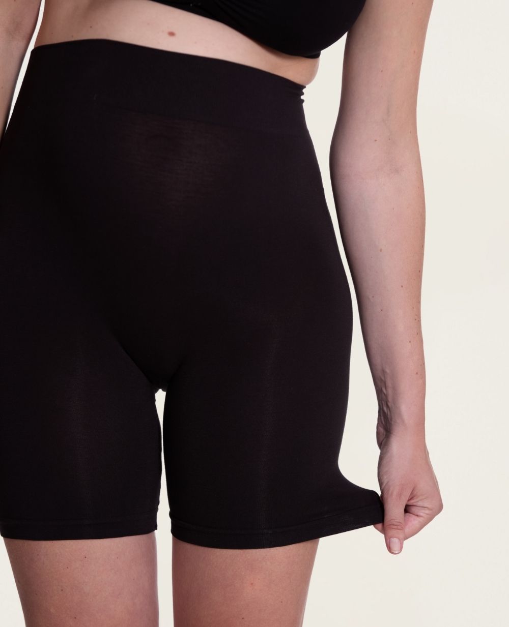 Cycliste de grossesse sans couture Essentiel - Noir