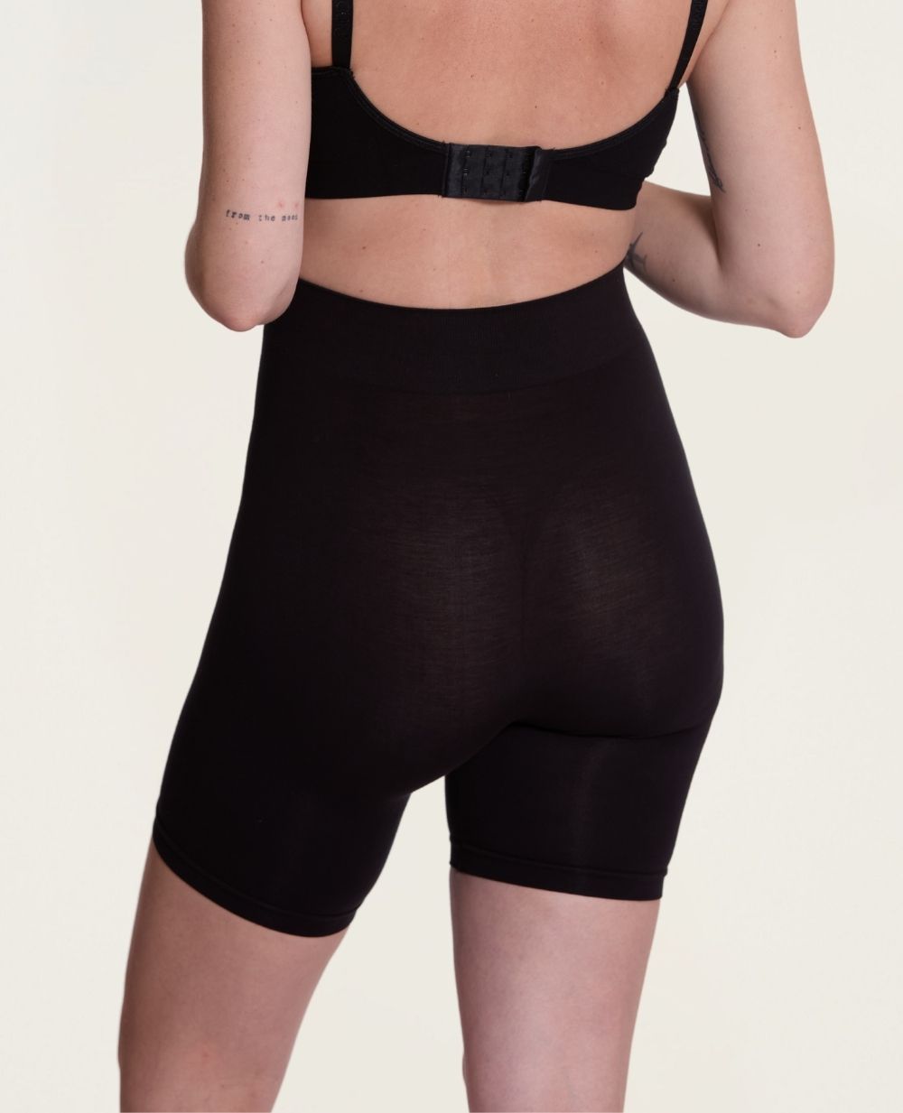 Cycliste de grossesse sans couture Essentiel - Noir