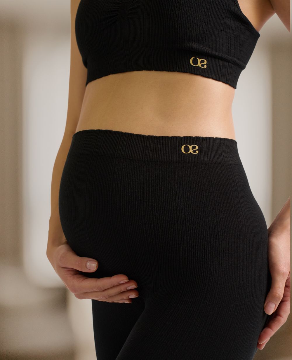 Pantaloncini ciclisti premaman Zoé - Nero