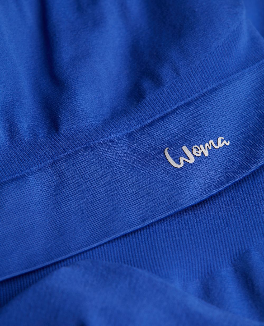 Mutandina sportiva e premaman Woma blu elettrico
