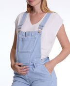 Parte superiore della salopette in denim Charlie - Light Blue