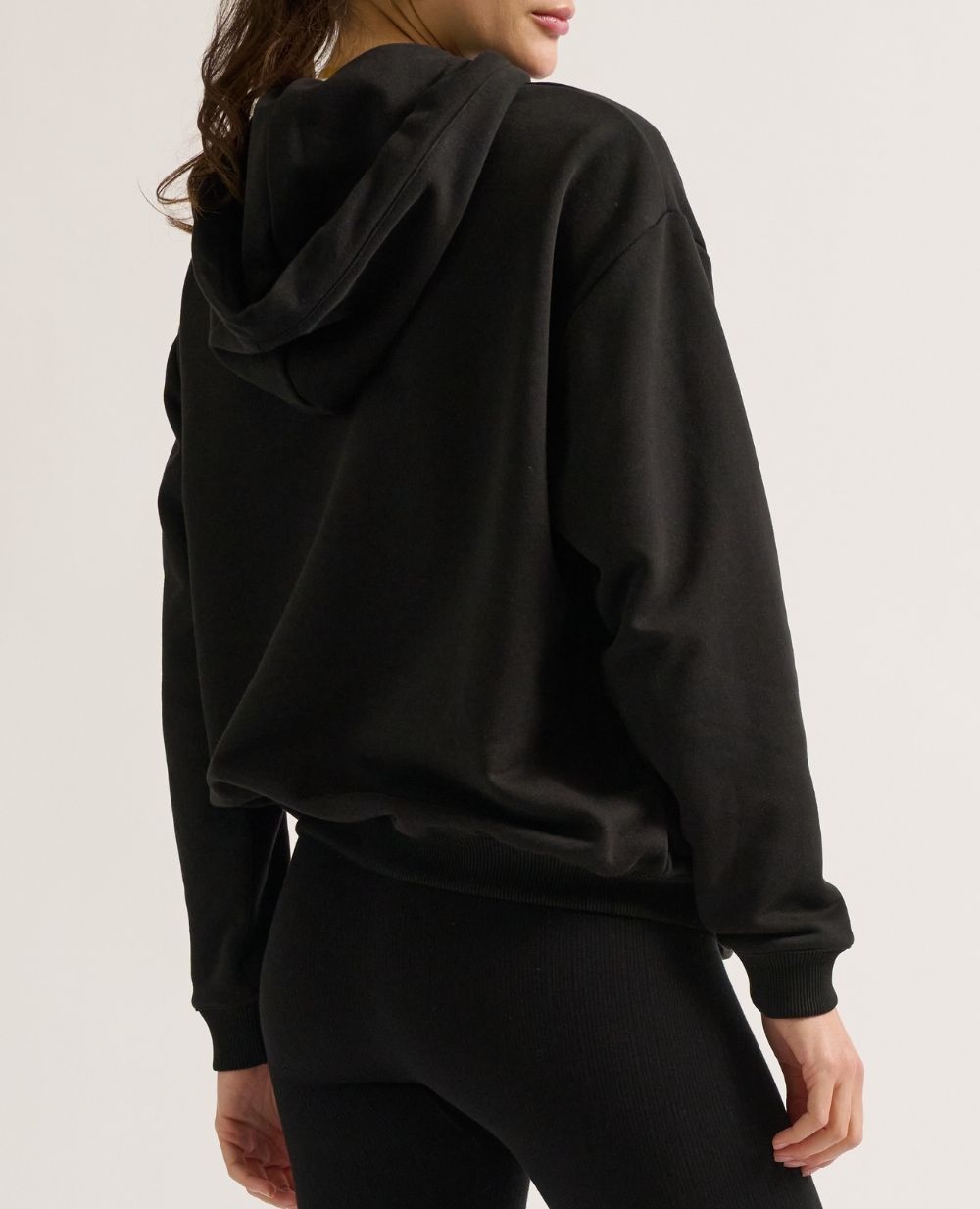 Hoodie de grossesse et allaitement Boston - Noir