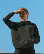Hoodie de grossesse et allaitement Boston - Noir