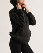 Hoodie de grossesse et allaitement Boston - Noir