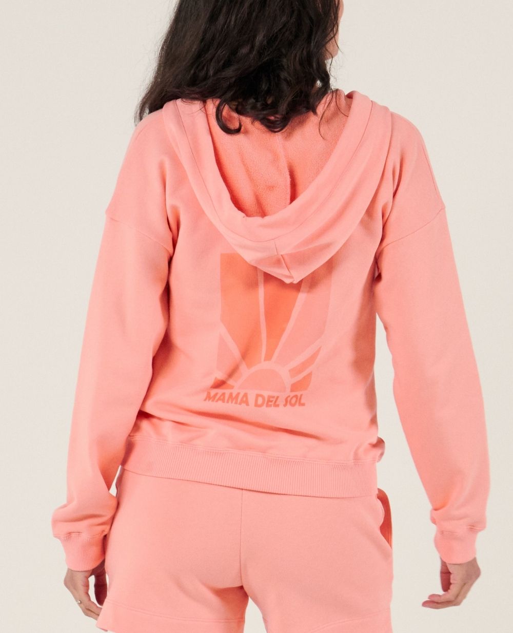 Coconut Maternity and Nursing Hoodie - Apricot