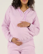 Coconut Maternity and Nursing Hoodie - Lilac