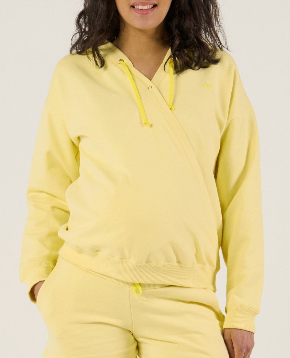 Coconut Maternity and Nursing Hoodie - Vanilla