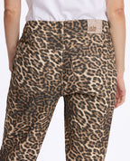Jeans premaman taglio dritto Leo - Leopardato
