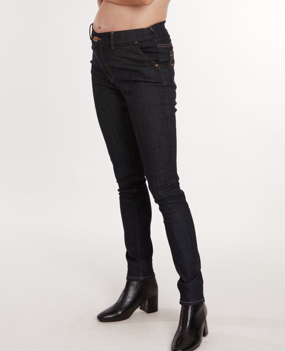 Jean de grossesse et post-partum slim sharon brut, cache