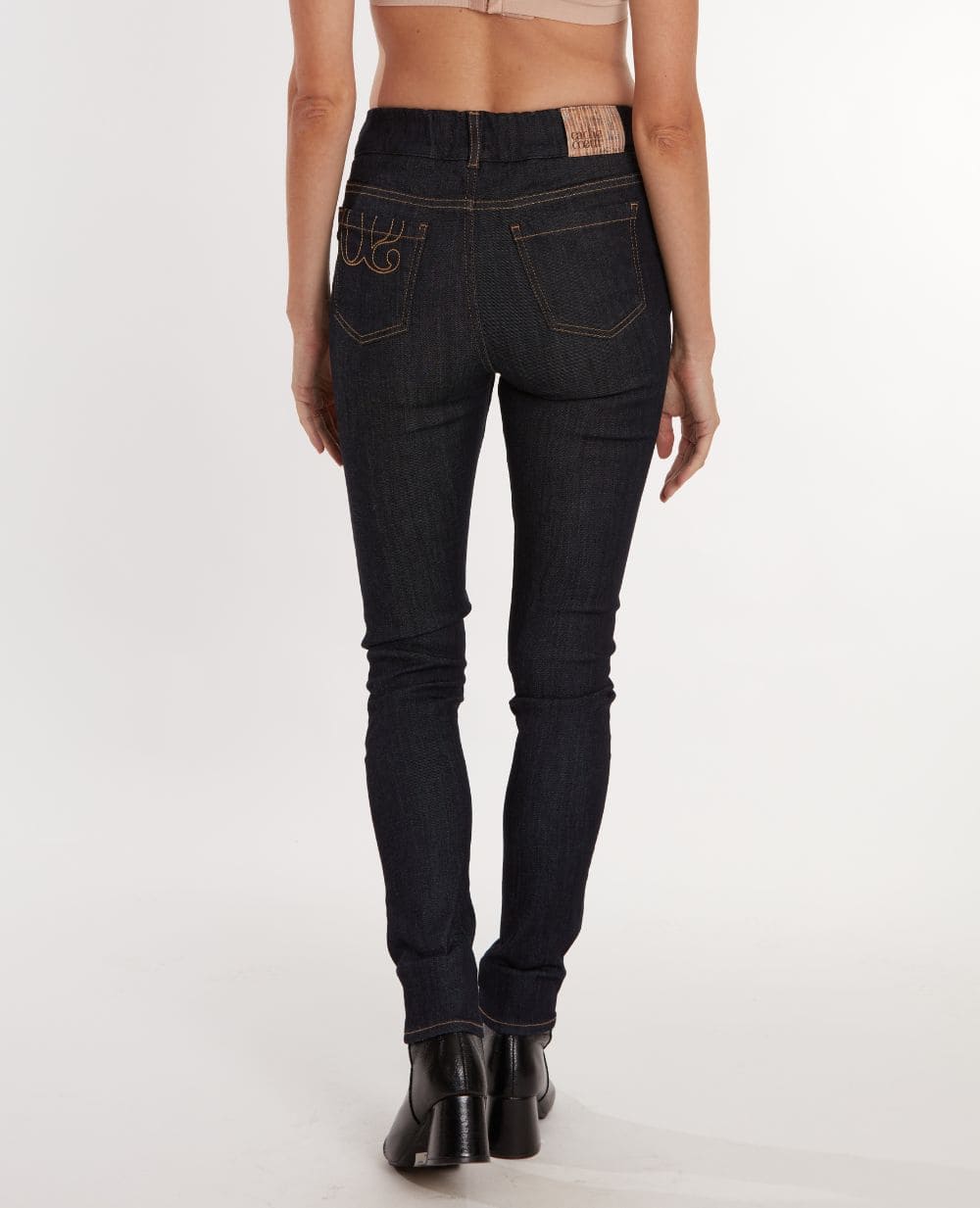 Jean de grossesse et post-partum slim sharon brut, cache