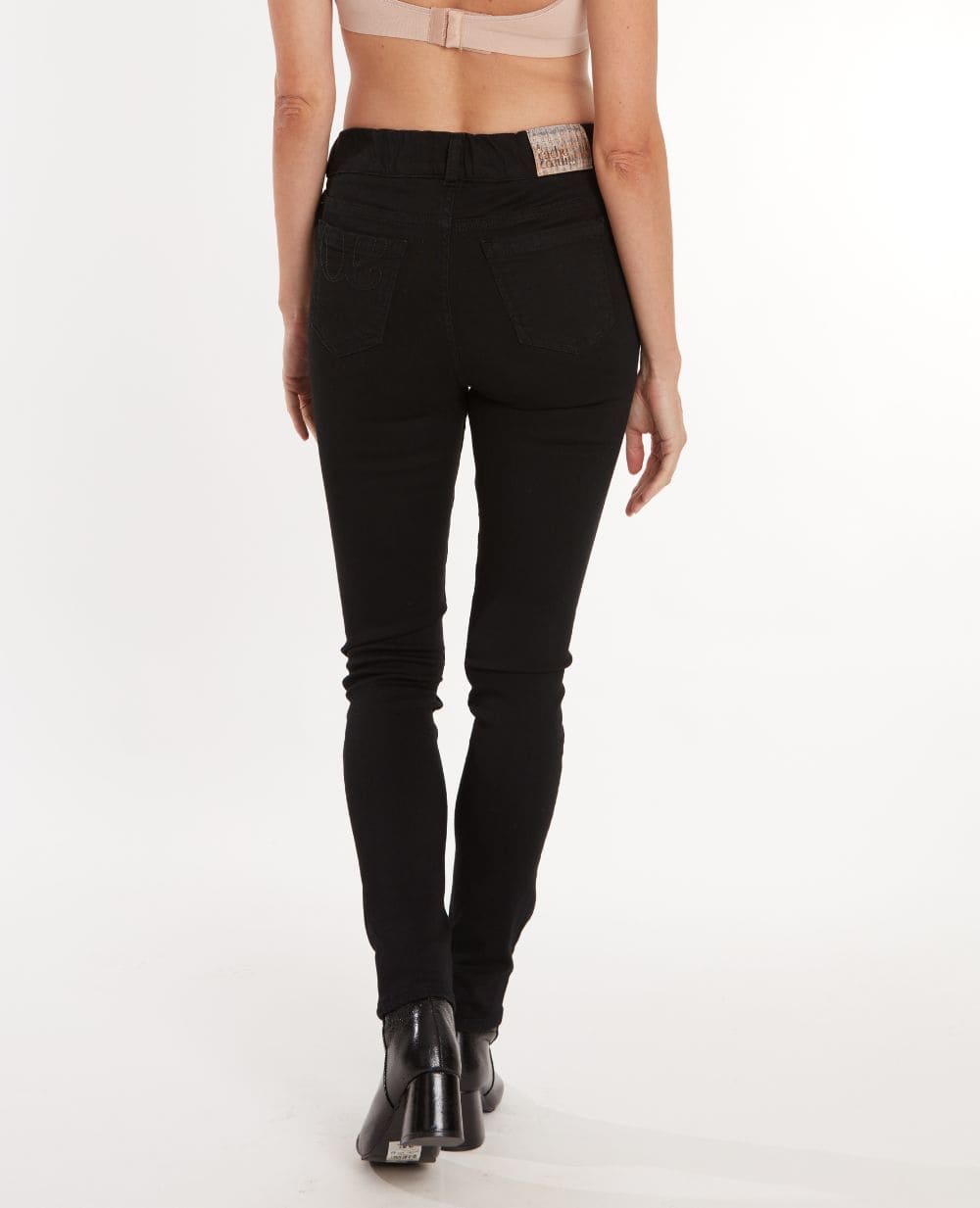 Jean de grossesse et post-partum slim sharon noir, cache