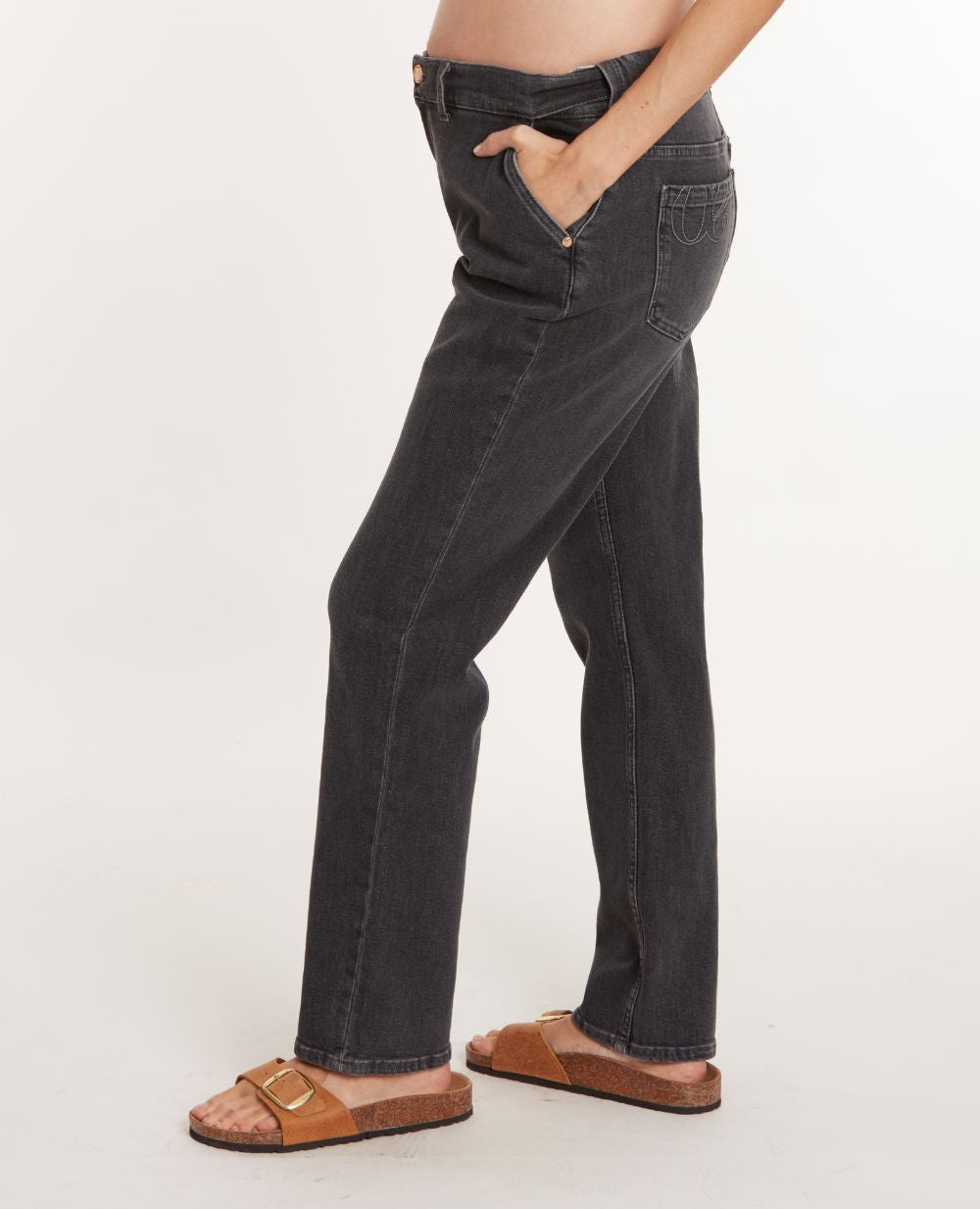 Carrie maternity jeans MOM FIT grey used