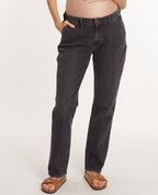 Jeans premaman mom fit Carrie - Grigio used