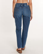 Jeans premaman mom fit Carrie - Mid Blue Used