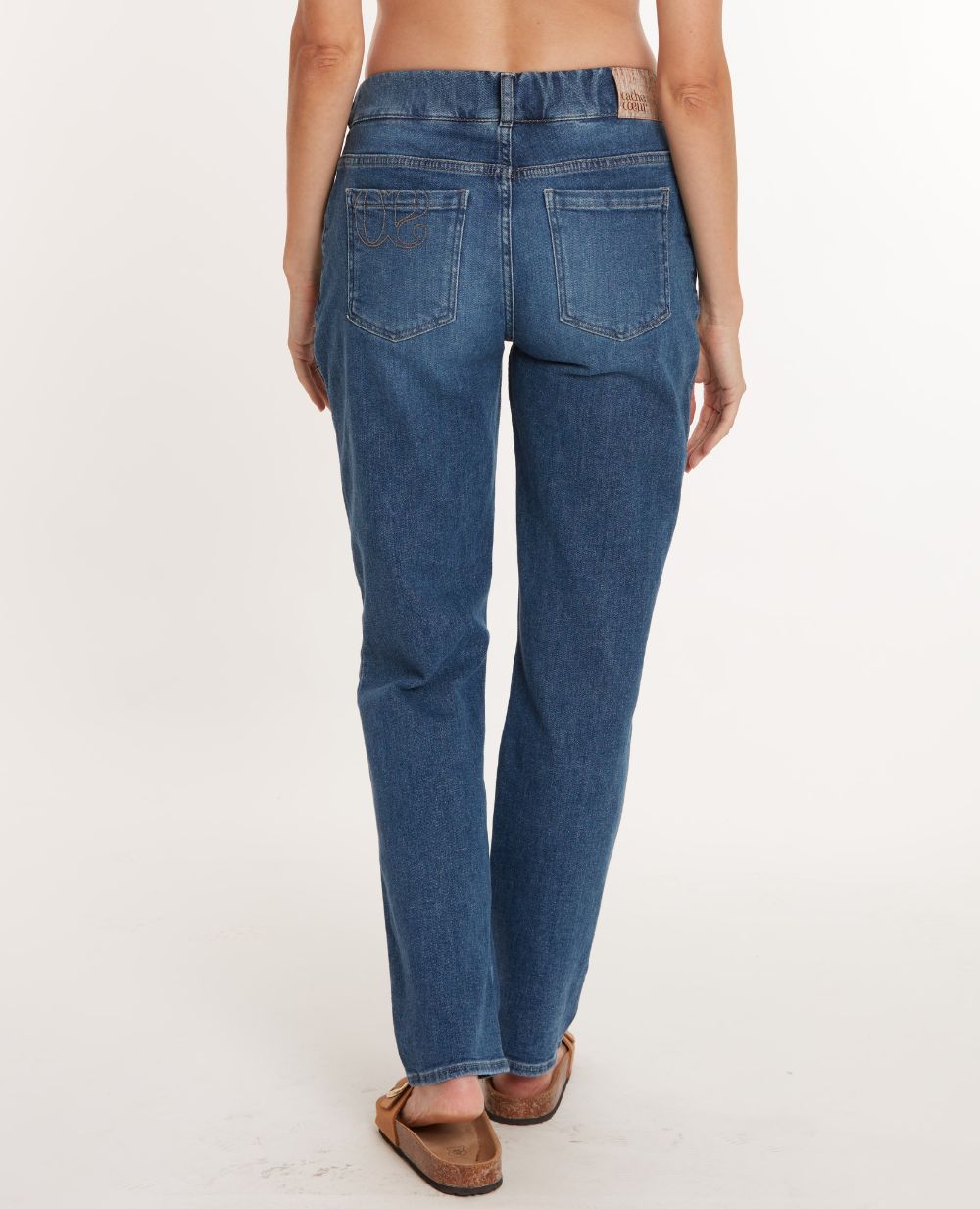 Jean de grossesse mom fit Carrie - Mid Blue Used