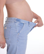 Jeans premaman wide leg Kelly - Light Blue