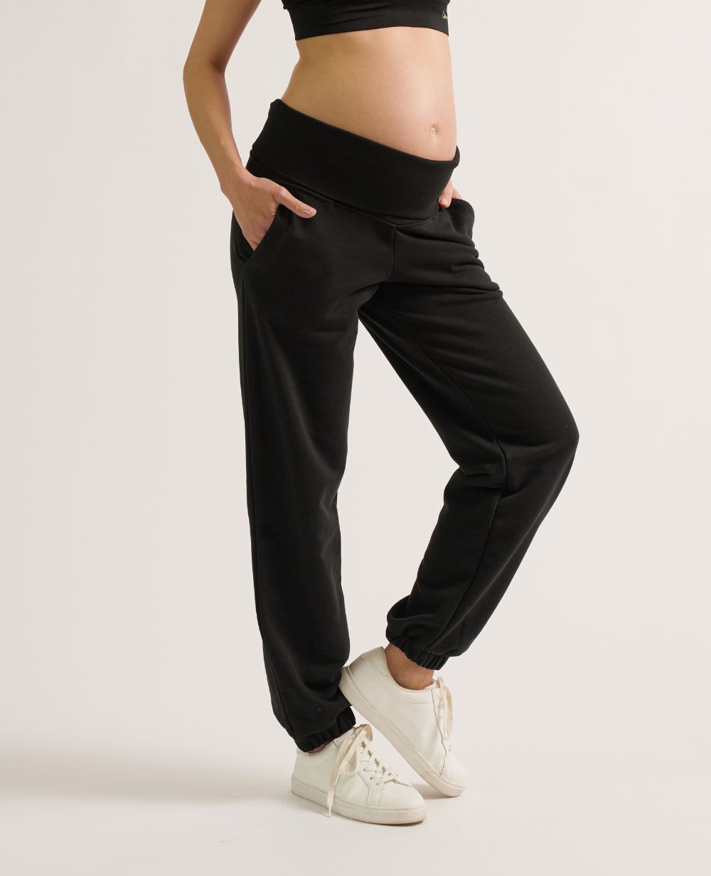Jogger de maternité Woma noir