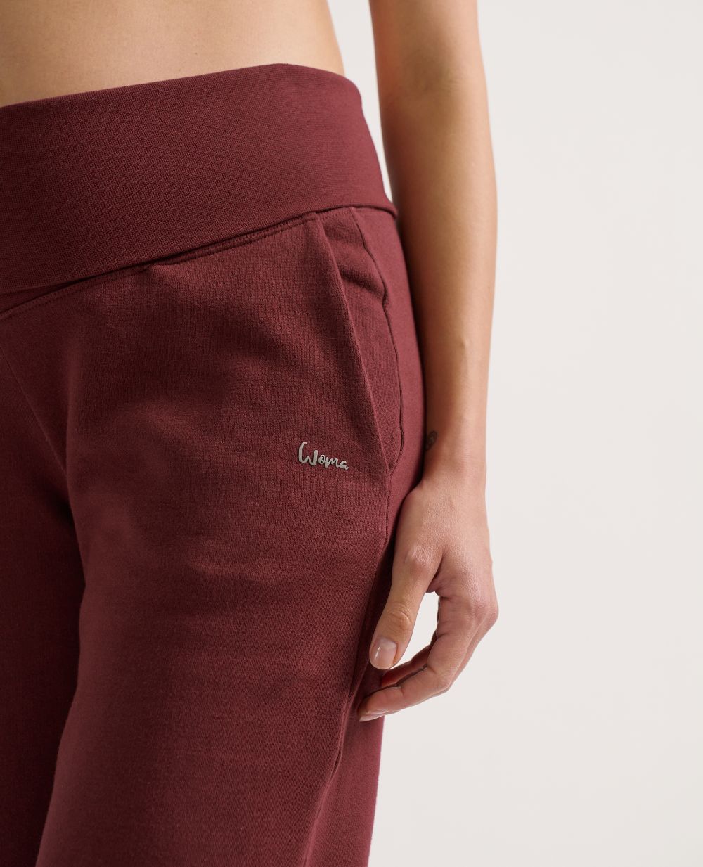 Jogger de maternité Woma prune