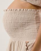 Laila Maternity Skirt - Beige