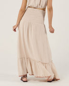 Laila Maternity Skirt - Beige