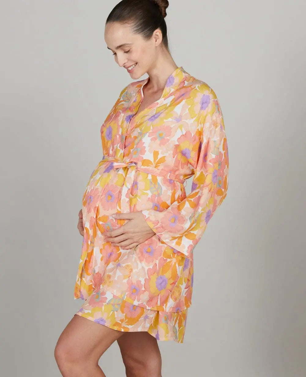 Kimono de grossesse et d’allaitement barbara, cache cœur