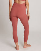 Legging de maternité zoé terracotta, cache cœur