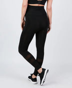 Legging de sport et grossesse woma noir, cache cœur