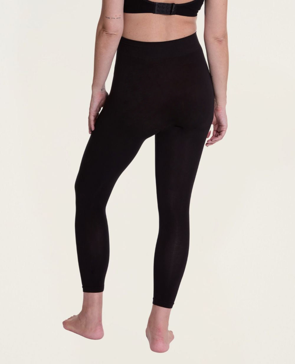 Leggings de grossesse sans couture Essentiel - Noir