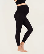 Leggings de grossesse sans couture Essentiel - Noir