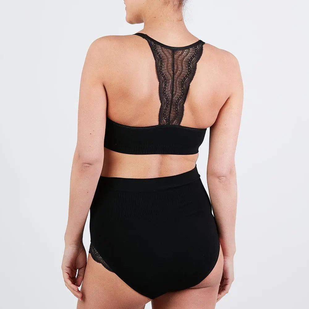 Set di 2 reggiseni premaman e per l'allattamento Serenity - Nero