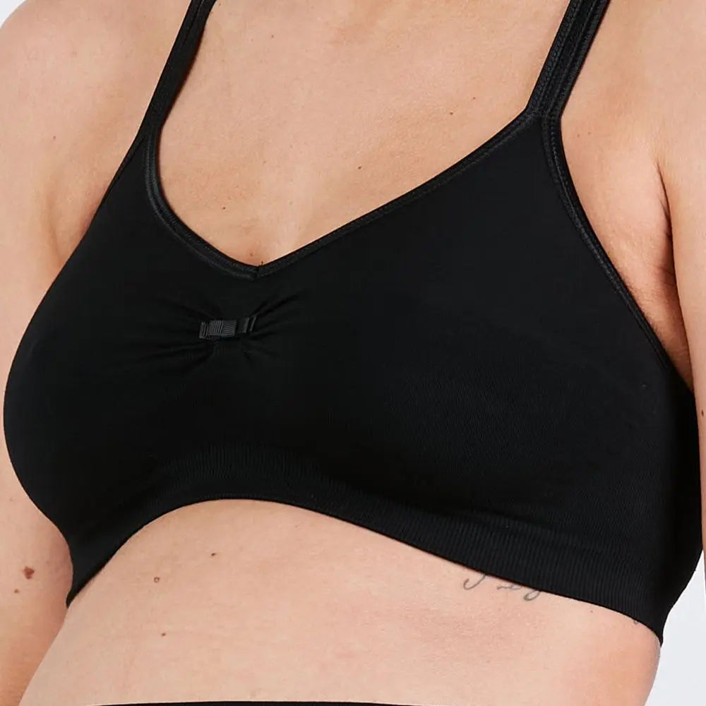 Lot de 2 brassières de grossesse et d'allaitement Serenity noir