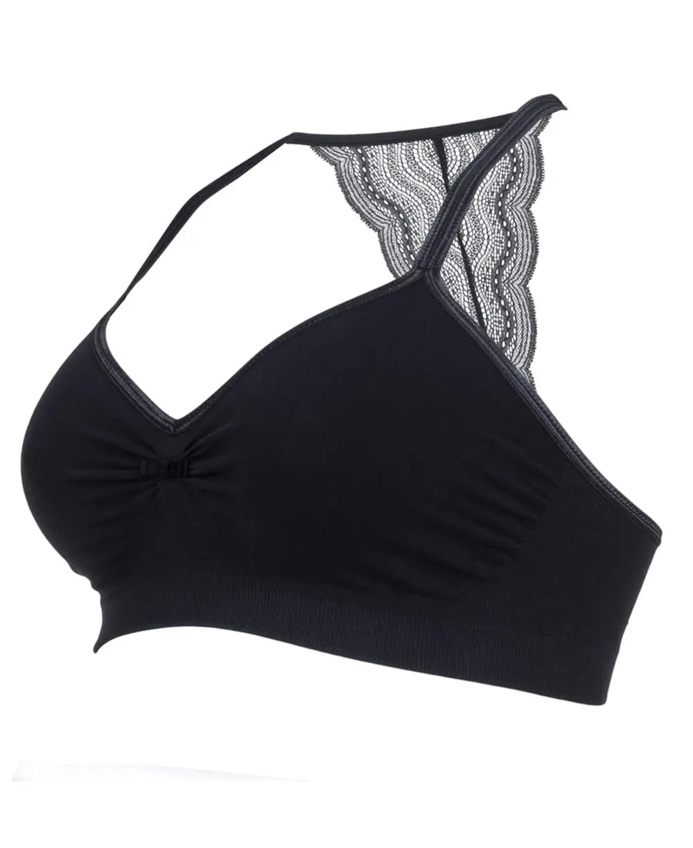 Lot de 2 brassières de grossesse et d'allaitement Serenity noir