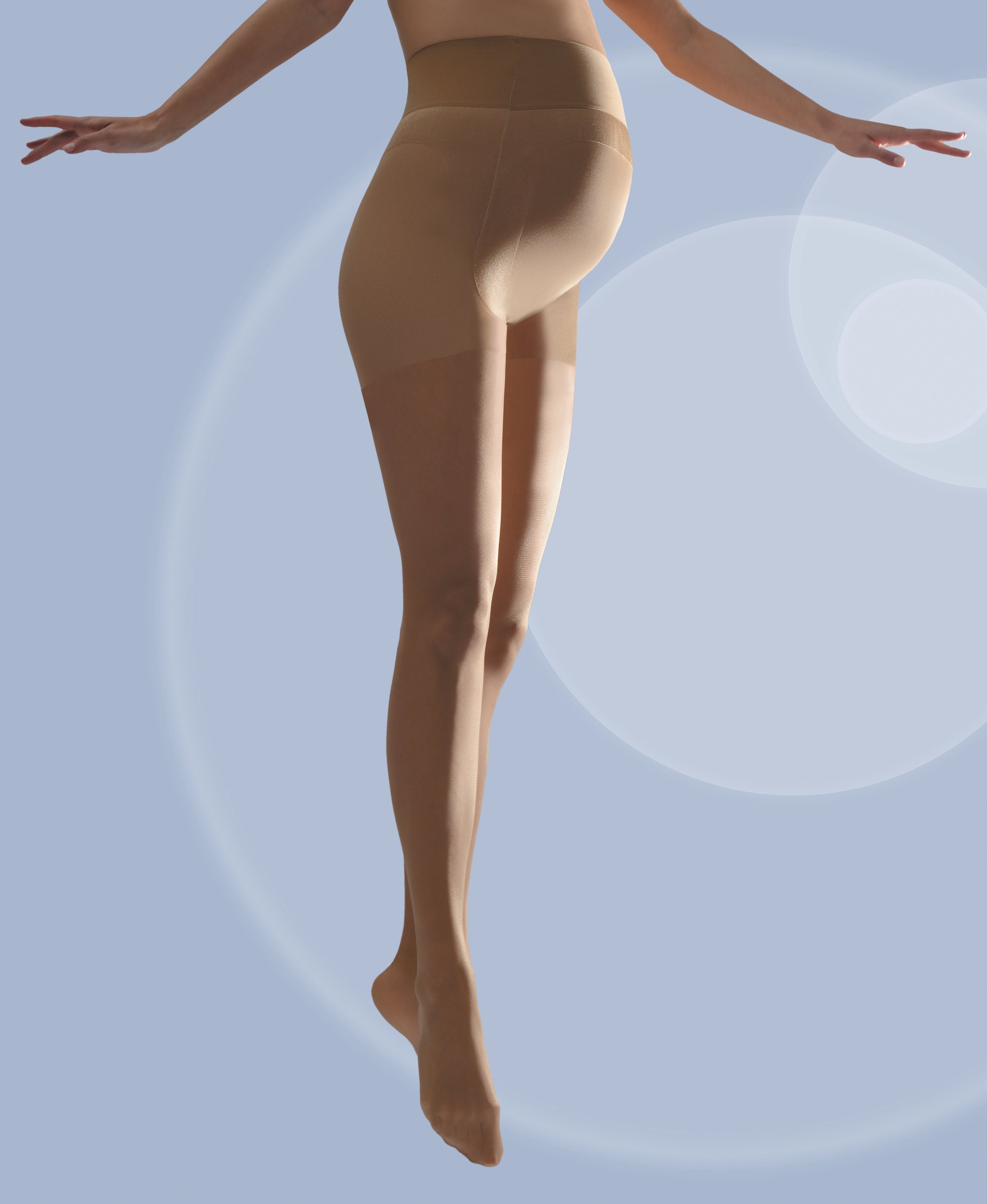 Lot de 3 paires de collants fins (30 deniers) Activ' Light - Beige
